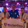 El equipo de BioTexCom tiene 3 títulos de Campeón del Mundo en jiu-jitsu brasileño.